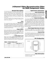 MAX7449EUD+T Datasheet Page 5