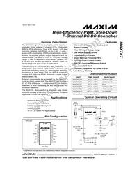 MAX747ESD+T Datasheet Cover