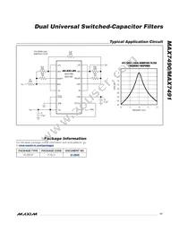 MAX7491CEE+T Datasheet Page 17