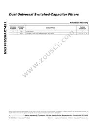 MAX7491CEE+T Datasheet Page 18