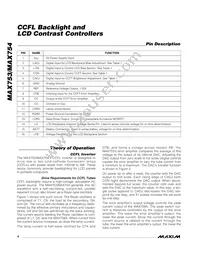 MAX753CSE+T Datasheet Page 4