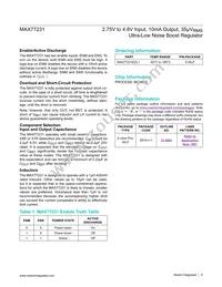 MAX77231EZL+ Datasheet Page 9
