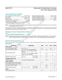 MAX77271EWL+T Datasheet Page 2