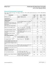 MAX77271EWL+T Datasheet Page 3