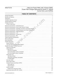 MAX77278EWB+T Datasheet Page 2