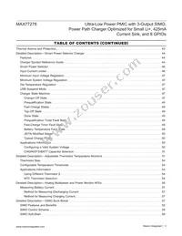 MAX77278EWB+T Datasheet Page 3