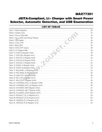 MAX77301EWA+T Datasheet Page 5