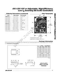 MAX774CPA+ Datasheet Page 15