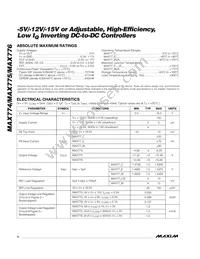 MAX774MJA Datasheet Page 2