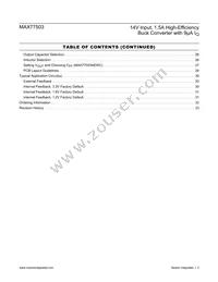 MAX77503AEWC+T Datasheet Page 3