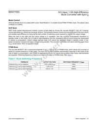 MAX77503AEWC+T Datasheet Page 20