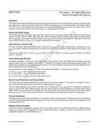 MAX77503AEWC+T Datasheet Page 22