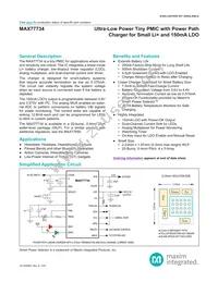 MAX77734CENP+T Datasheet Cover