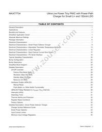 MAX77734CENP+T Datasheet Page 2