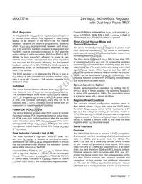 MAX77756BEWL+TG7 Datasheet Page 17