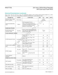 MAX77756DEWL+T Datasheet Page 5