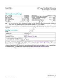 MAX77813EWP+T Datasheet Page 2