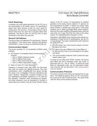 MAX77813EWP+T Datasheet Page 21