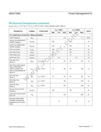 MAX77826EWJ+ Datasheet Page 5