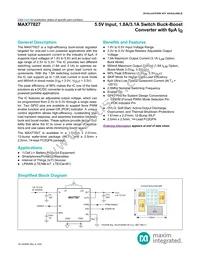 MAX77827BEWC+ Datasheet Cover