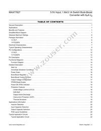 MAX77827BEWC+ Datasheet Page 2