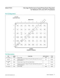 MAX77874BEWM+ Datasheet Page 17