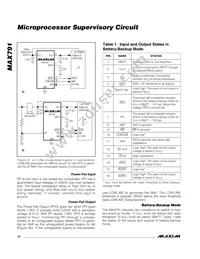 MAX791CUE+T Datasheet Page 12