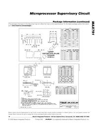 MAX791CUE+T Datasheet Page 19