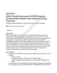 MAX79356ECM+T Datasheet Cover