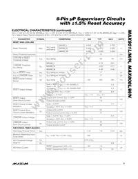 MAX801LEPA+ Datasheet Page 3