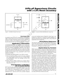 MAX801LEPA+ Datasheet Page 11