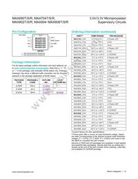MAX802SESA+ Datasheet Page 12
