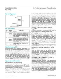 MAX810REUR+ Datasheet Page 5