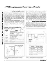 MAX819LESA+T Datasheet Page 12
