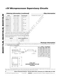 MAX819LESA+T Datasheet Page 16