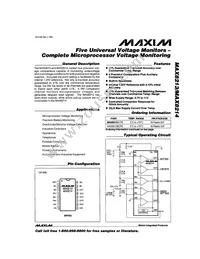 MAX8213BMJE Datasheet Cover