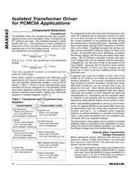 MAX845CSA+ Datasheet Page 12