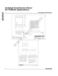 MAX845CSA+ Datasheet Page 16