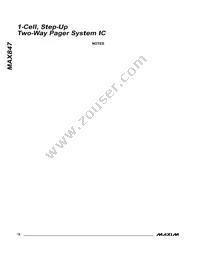 MAX847EEI+T Datasheet Page 18