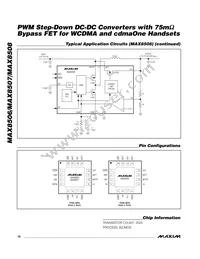 MAX8507ETE+T Datasheet Page 10