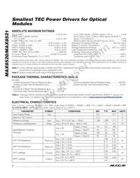 MAX8520ETP/GG8 Datasheet Page 2