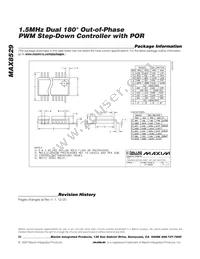 MAX8529EEG+ Datasheet Page 20