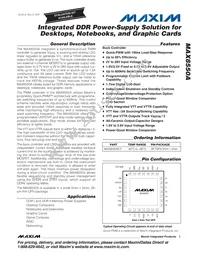 MAX8550AETI+T Datasheet Cover