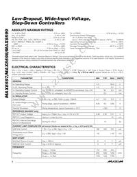 MAX8599ETE+T Datasheet Page 2