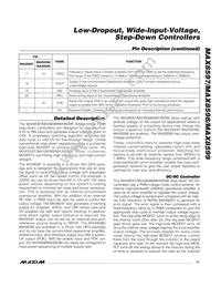 MAX8599ETE+T Datasheet Page 11
