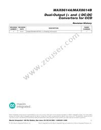 MAX8614BETD+TG104 Datasheet Page 15