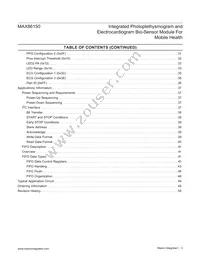 MAX86150EFF+ Datasheet Page 3