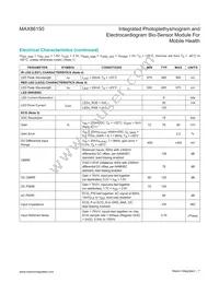 MAX86150EFF+ Datasheet Page 7