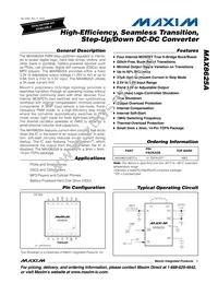 MAX8625AETD+T Datasheet Cover