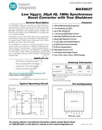 MAX8627ETD+TGC1 Datasheet Cover